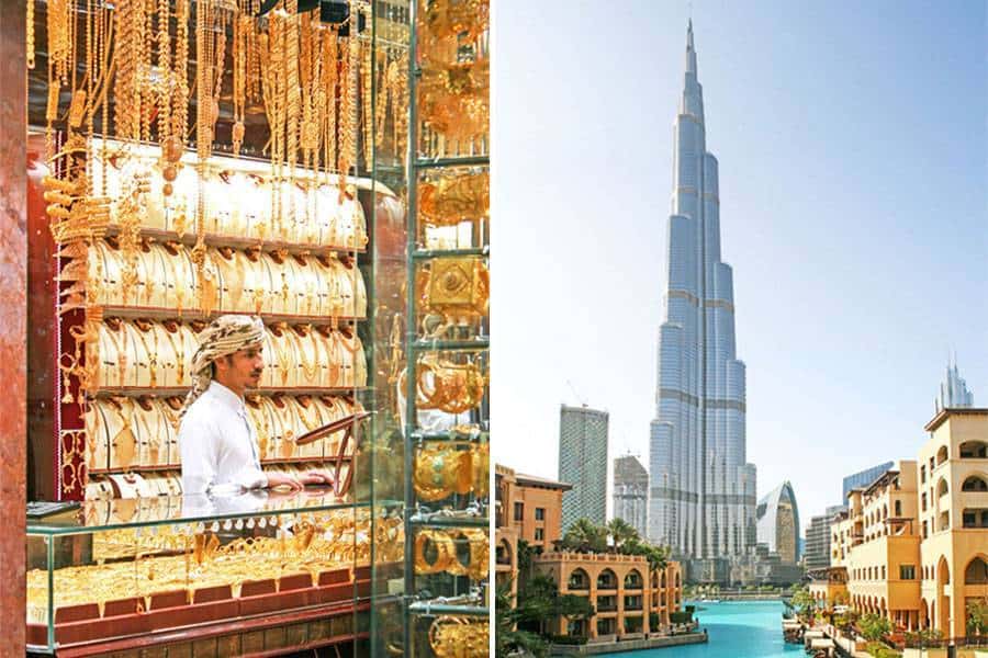 Burj Khalifa and Gold Souks