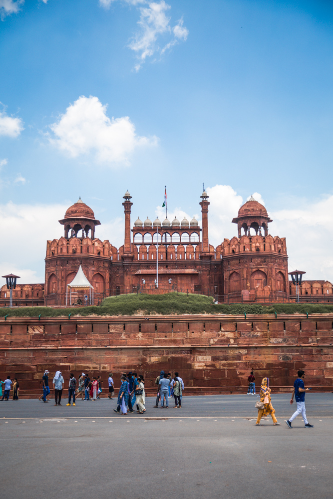 Red Fort famous landmarks in India