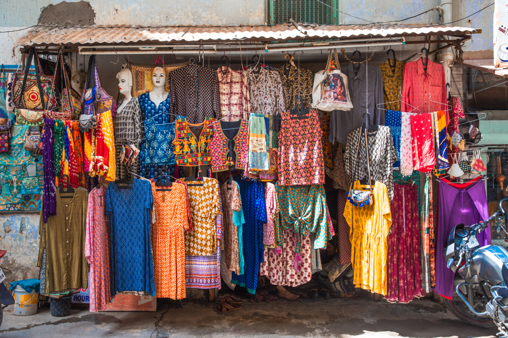 Clothes souvenirs from India