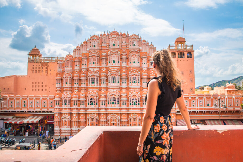 Hawa Mahal, one of the most beautiful monuments in Jaipur
